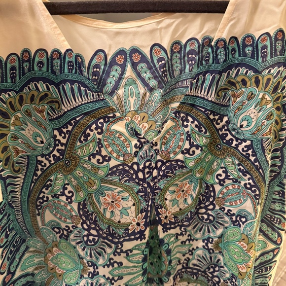 Anthropologie Maeve Ludovica Silk Tunic Top - Picture 3 of 6